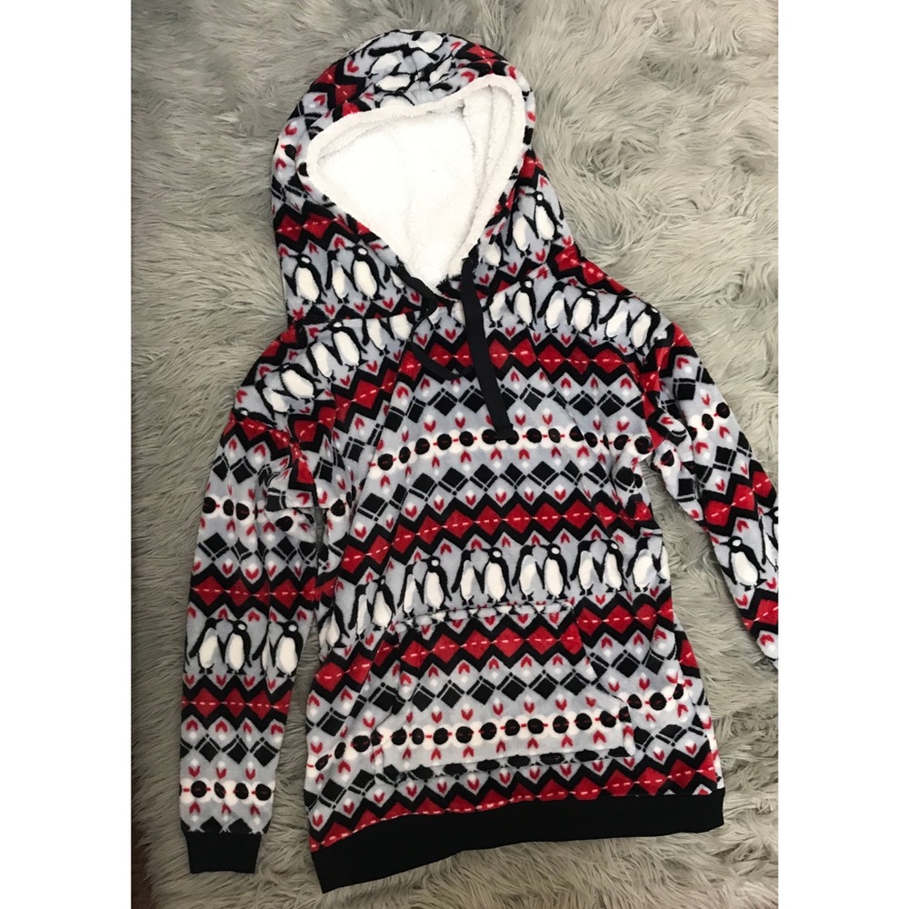 NWT Vera Bradley Sherpa Lined Fleece Hoodie Small